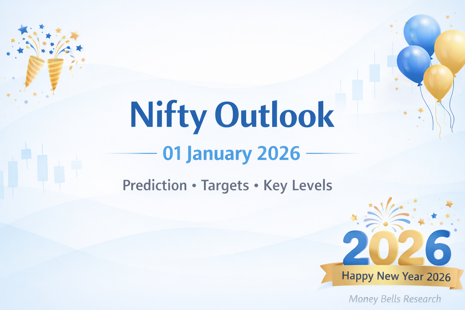 Nifty and Bank Nifty outlook for 01st January 2026 showing key support, resistance and intraday trading strategy